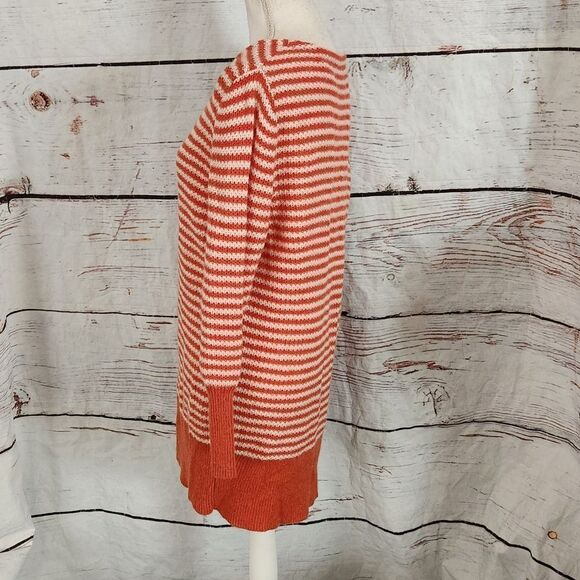 Sundance Lambswool Blend Button Front Striped Cardigan Size Large - Picture 3 of 5